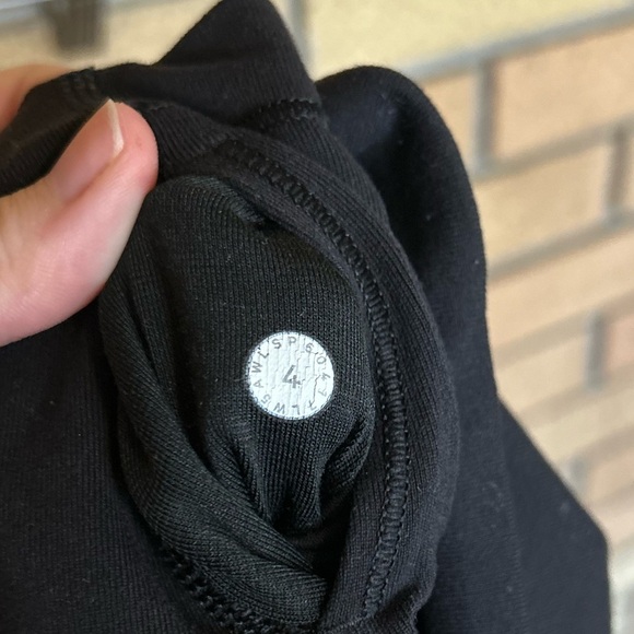 Lululemon Wunder Under Pant (Hi-Rise) Tech Mesh 28" Leggings Black Size 4 - Picture 7 of 7